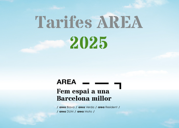 Tarifes AREA 2025