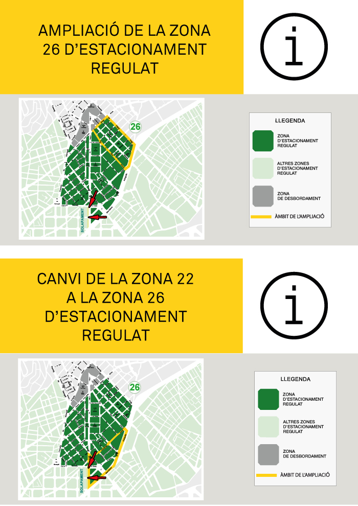 Ampliació de l’estacionament regulat als Districtes de Nou Barris i Sant Andreu 