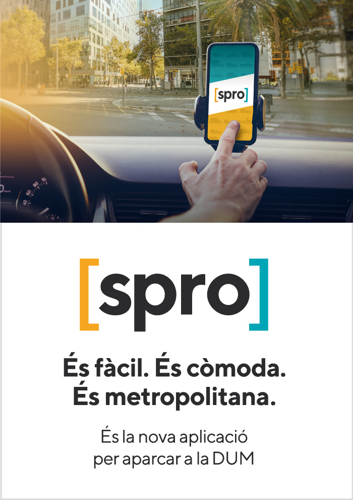 SPRO, la nova app per estacionar a la DUM de Barcelona i l’Àrea Metropolitana